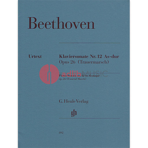 Beethoven - Sonata Op26 Abmaj - Piano Solo edited by Gertsch Perahia Henle HN892