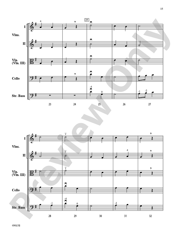 Petite Suite Francaise - String Orchestra Conductor Score & Parts (Digital Download)