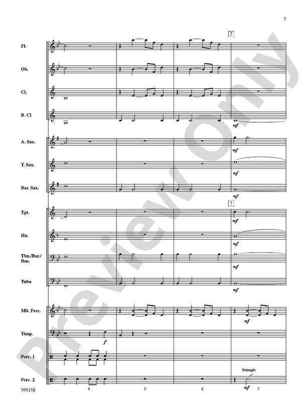 Homeward Bound - Concert Band Conductor Score & Parts (Digital Download)