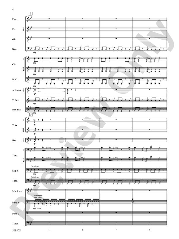A Tale So Tall – Concert Band Conductor Score & Parts (Digital Download)