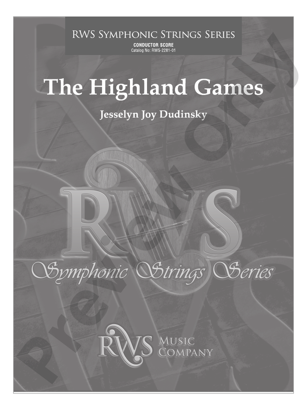 The Highland Games - String Orchestra Conductor Score & Parts (Digital Download)