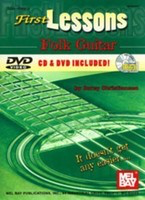First Lessons Folk Guitar Bk/Cd/Dvd -