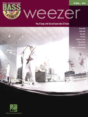 Weezer - Bass Play-Along Volume 24 - Bass Guitar Hal Leonard Bass TAB with Lyrics & Chords /CD