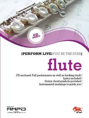 Perform Live 1 - Flute - You Be the Star - Flute Sasha Music Publishing /CD