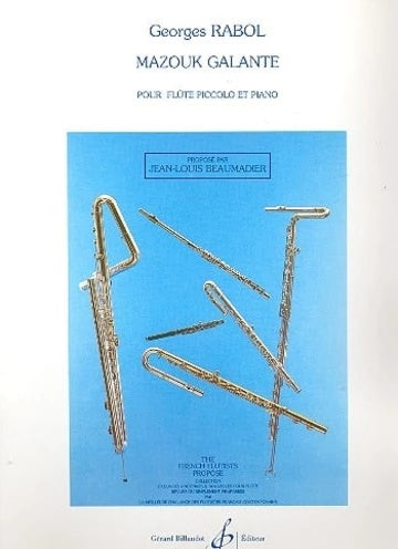 Mazouk Galante - Piccolo/Piano - Georges Rabol - Billaudot Editeur