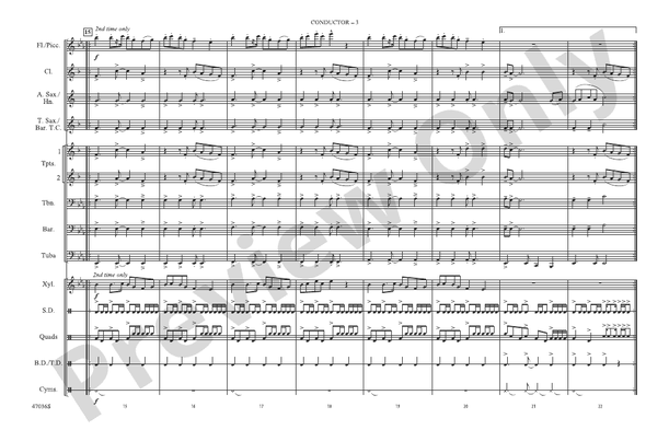 Heroes (Theme Song) – Marching Band Conductor Score & Parts (Digital Download)