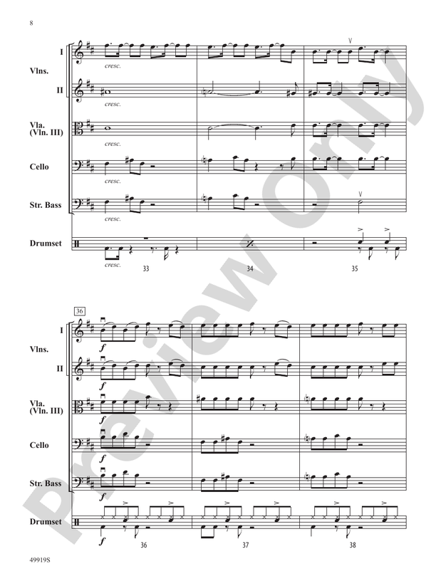 Bones - String Orchestra Conductor Score & Parts (Digital Download)