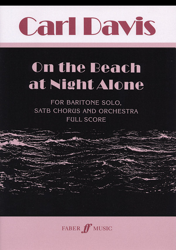 ON THE BEACH AT NIGHT ALONE BARITONE/SATB/ORCH
