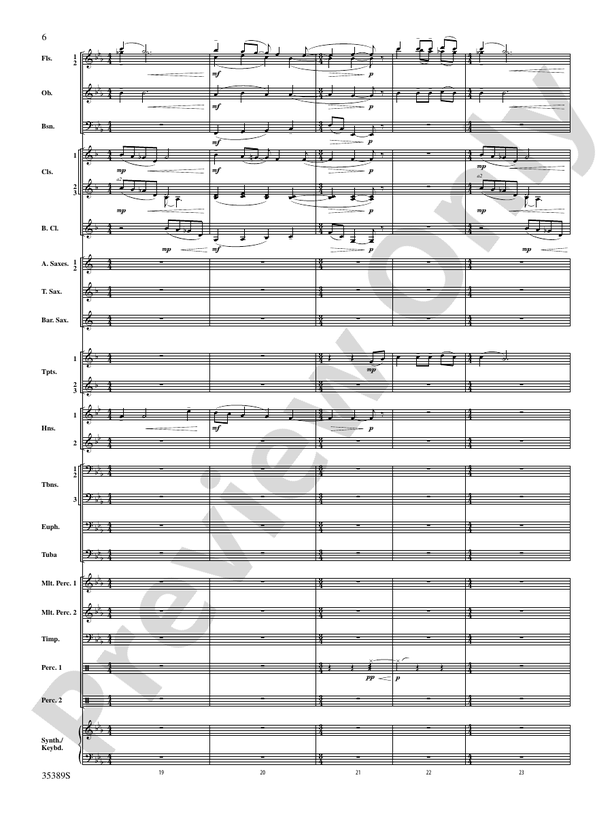 In Honor of the Fallen - Concert Band Conductor Score & Parts (Digital Download)