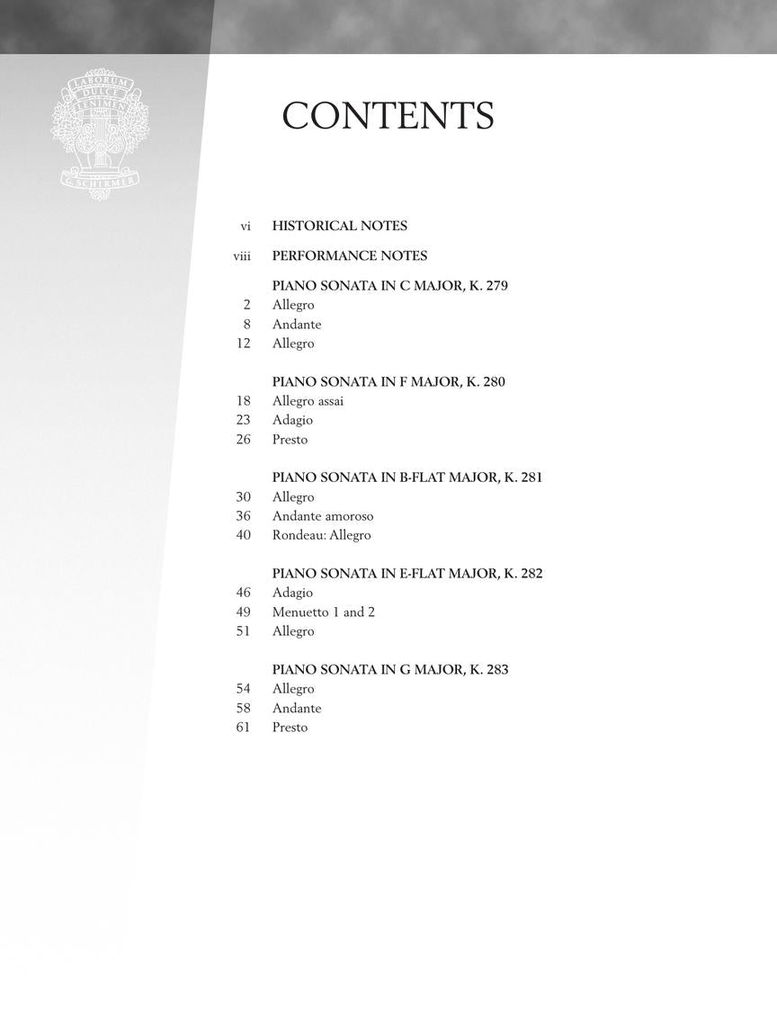 Mozart - Piano Sonatas Vol. 1 Book/OLA - Schirmer Performance Editions - Schirmer