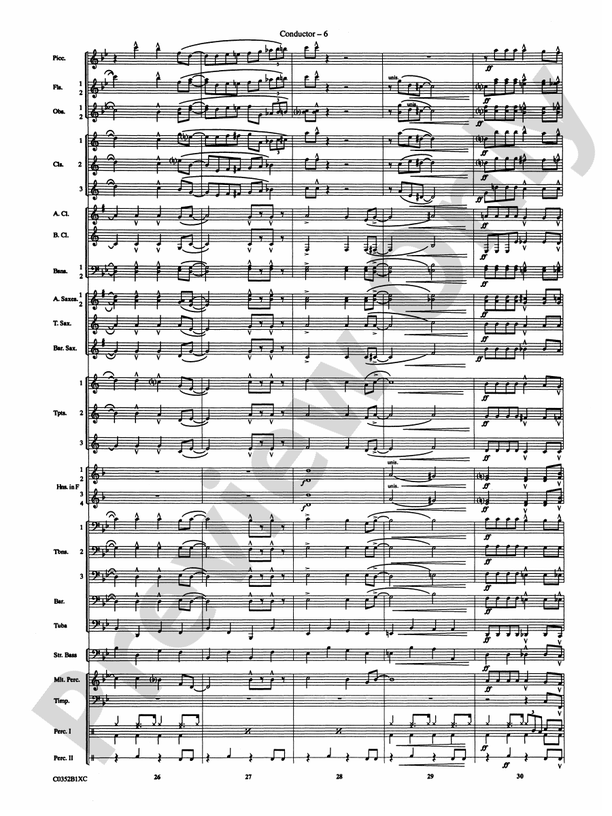 Duke Ellington! (Medley for Concert Band) - Concert Band Conductor Score & Parts (Digital Download)