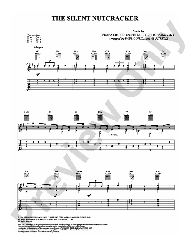 The Silent Nutcracker - Guitar TAB (Digital Download)