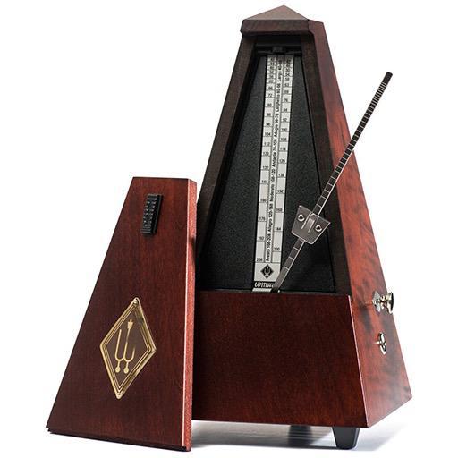 Wittner Wooden Metronome with Bell Mahogany 811M