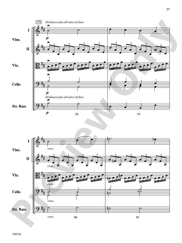 Hemispheres - String Orchestra Conductor Score & Parts (Digital Download)
