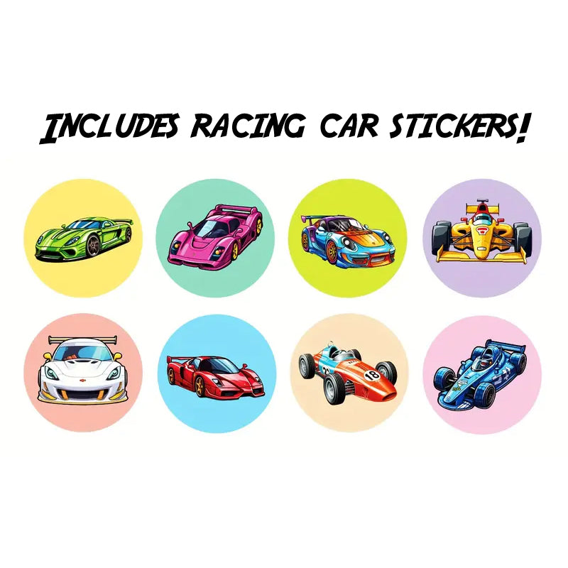 Music Practice Chart Racing Car A3