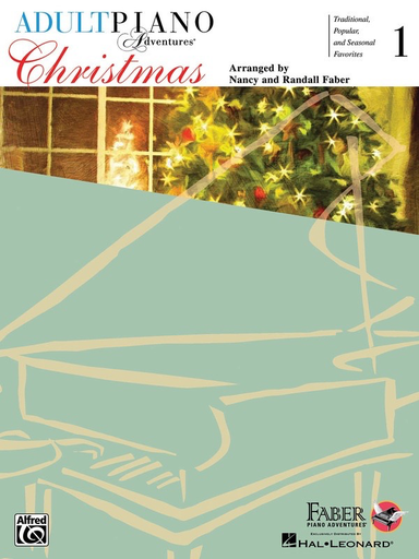 Adult Piano Adventures Christmas Book 1 - Book/OLA - Faber Piano Adventures