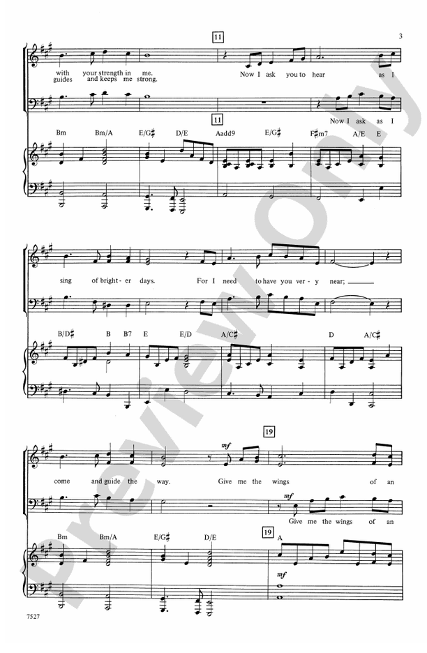 Give Me Wings – SAB Choral Octavo (Digital Download)