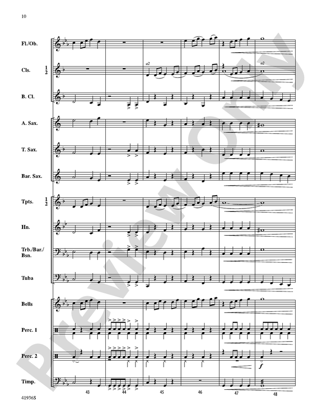 Shadowlands - Concert Band Conductor Score & Parts (Digital Download)