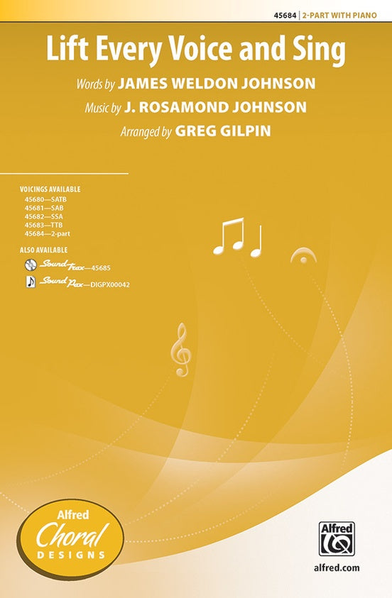 Lift Every Voice and Sing – 2-Part Choral Octavo (Digital Download)