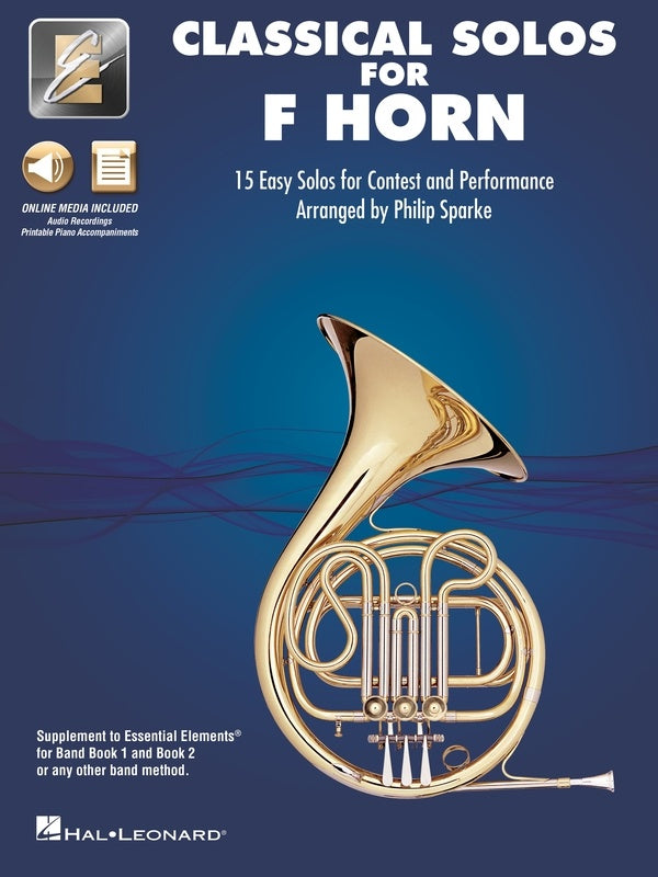 Classical Solos Volume 1 - French Horn Sheet Music/Media Access Online Hal Leonard 870096