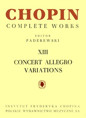 Allegro de Concert  Complete Works Vol. 13