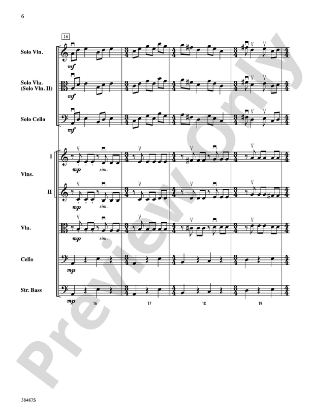 Rondo Concertante – String Orchestra Conductor Score & Parts (Digital Download)