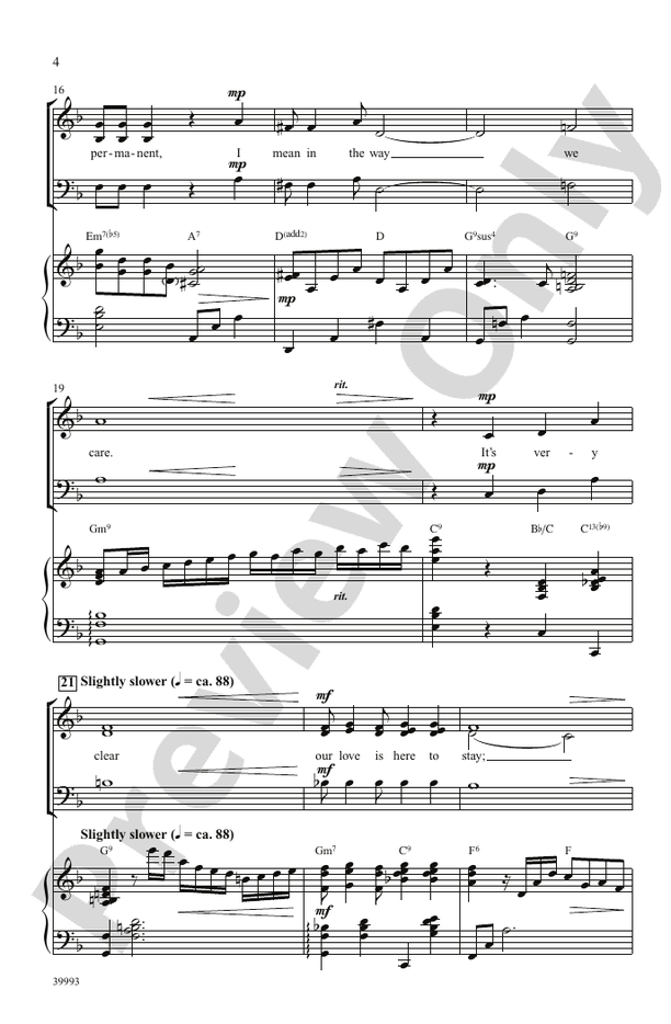 Love Is Here to Stay – SAB Choral Octavo (Digital Download)
