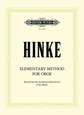 Hinke - Elementary Method - Oboe Edition Peters EP2418