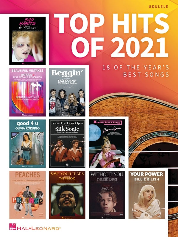 Top Hits Of 2021 - Ukulele Hal Leonard 380183