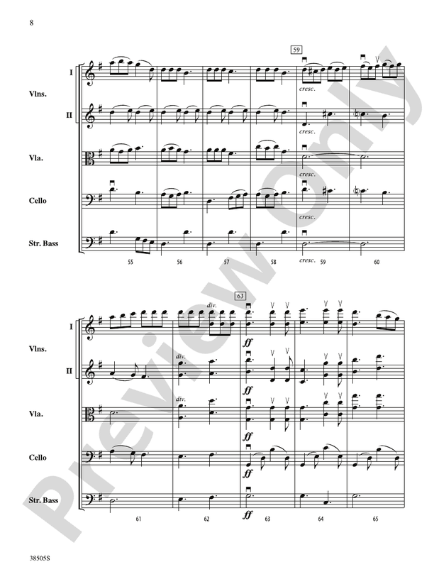 A Wisconsin Tableau – String Orchestra Conductor Score & Parts (Digital Download)