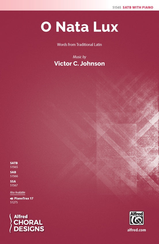 O Nata Lux - SATB Choral Octavo (Digital Download)
