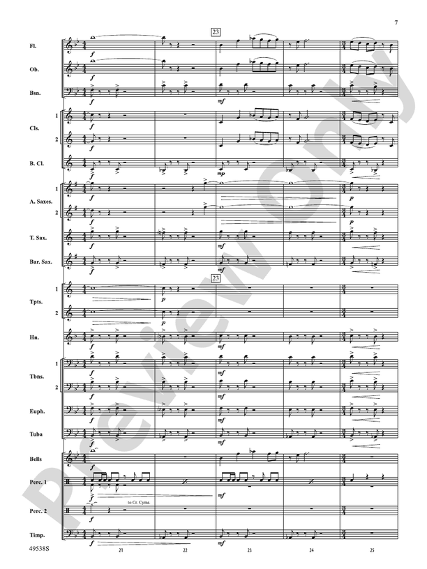 Stay Tuned - Concert Band Conductor Score & Parts (Digital Download)