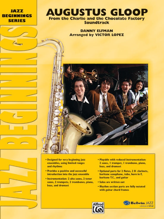 Augustus Gloop - Jazz Ensemble Conductor Score & Parts(Digital Download)