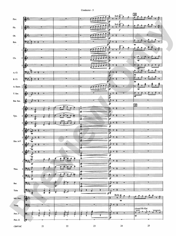 Gershwin! (Medley) - Concert Band Conductor Score & Parts (Digital Download)