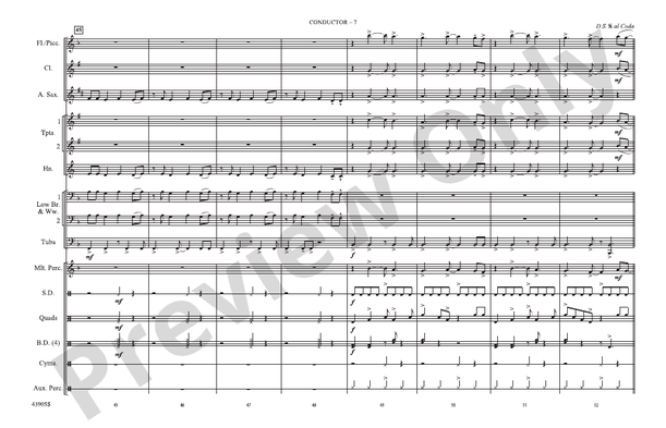 Steal My Girl – Marching Band Conductor Score & Parts (Digital Download)