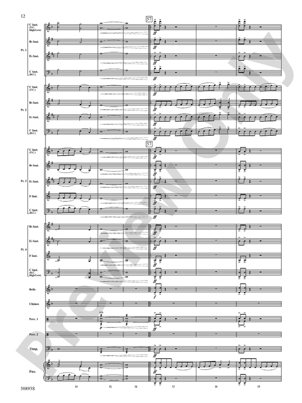 Castles and Dragons (Flexible Arrangement) - Concert Band Conductor Score & Parts (Digital Download)