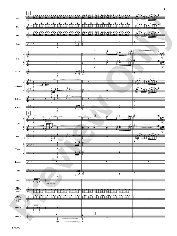 Eternal Flame – Concert Band Conductor Score & Parts (Digital Download)