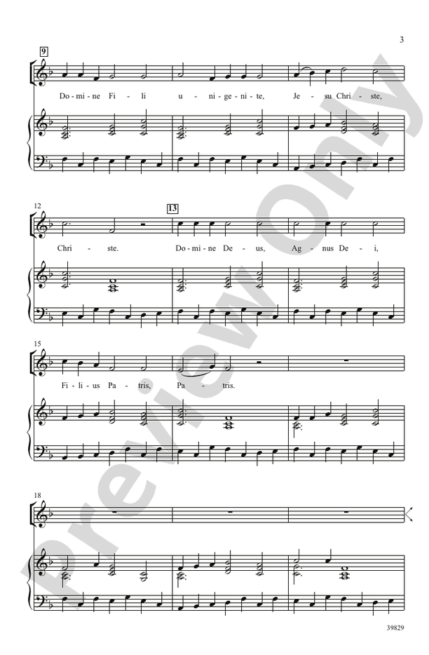 Domine Deus – 2-Part / SSA Choral Octavo (Digital Download)
