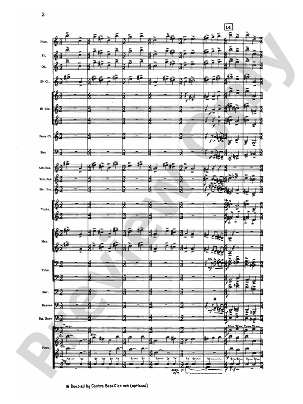 Liturgical Music for Band, Op. 33 - Concert Band Conductor Score & Parts (Digital Download)