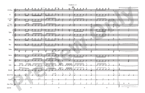 Finale (Don't Feed the Plants) – Marching Band Conductor Score & Parts (Digital Download)