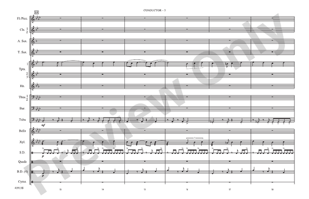 Con Slancio – Marching Band Conductor Score & Parts (Digital Download)