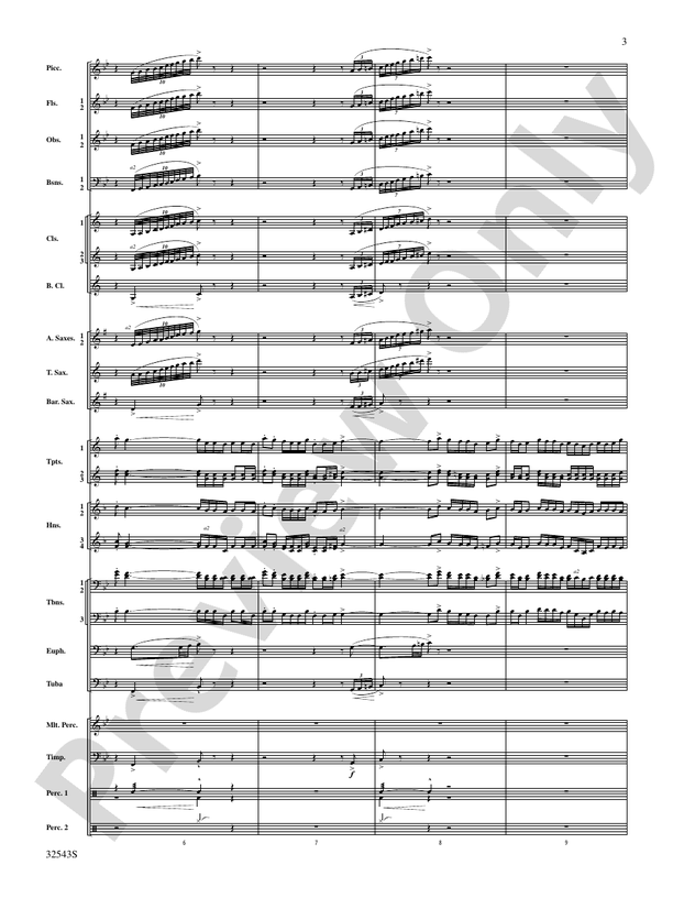 Sea Hawk - Concert Band Conductor Score & Parts (Digital Download)