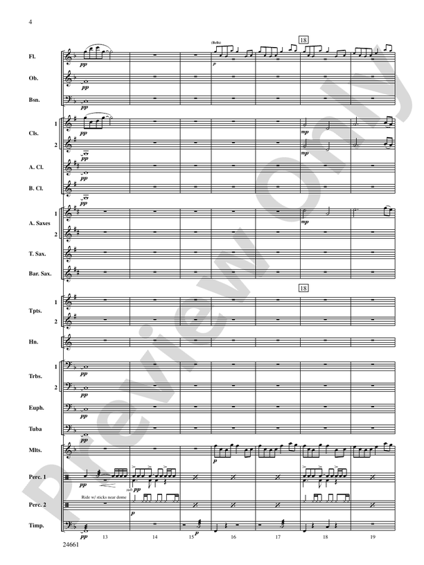 The Legend of Twin Peaks - Concert Band Conductor Score & Parts (Digital Download)