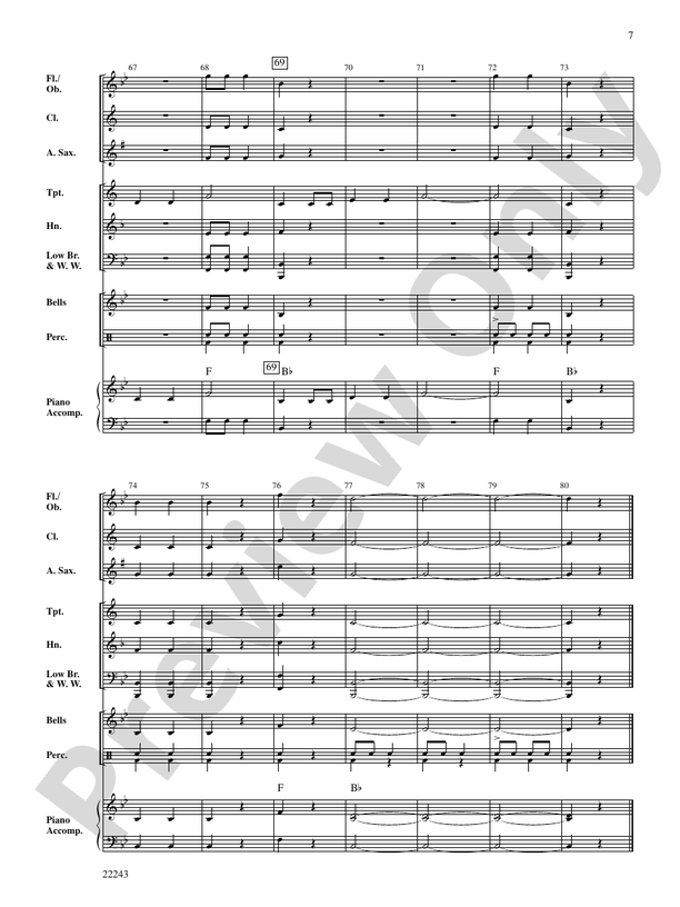 Trumpets Up Front - Concert Band Conductor Score & Parts (Digital Download)