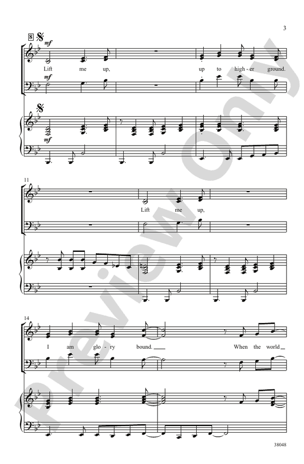 Lift Me Up! – 3-Part Mixed Choral Octavo (Digital Download)