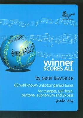 WINNER SCORES ALL FOR TREBLE BRASS BOOK & CD - French Horn Sheet Music - BRASSWIND