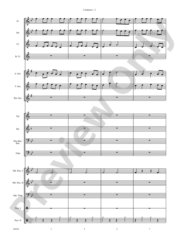 To a Skylark - Concert Band Conductor Score & Parts (Digital Download)