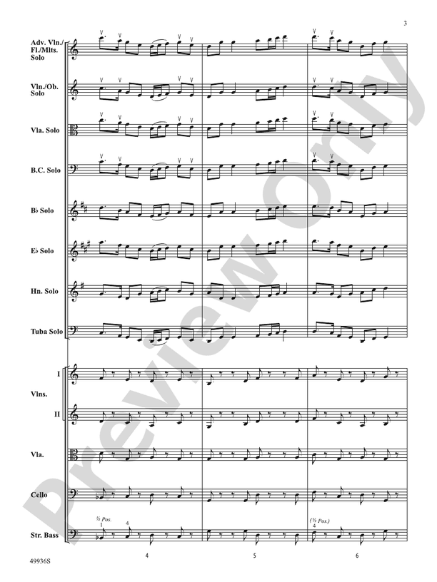 A Chameleon Concerto - String Orchestra Conductor Score & Parts (Digital Download)