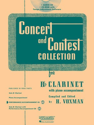 Concert and Contest Collection for Bb Clarinet - Accompaniment CD - Rubank Publications Accompaniment CD CD-ROM