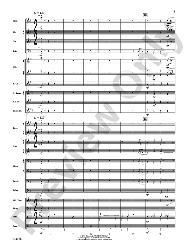 Gershwin by George! - Concert Band Conductor Score & Parts (Digital Download)